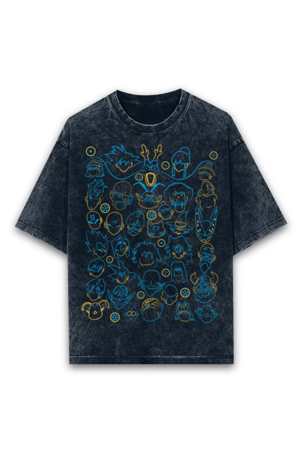 DRAGON BALLZ ACID WASH T SHIRT - Image 2